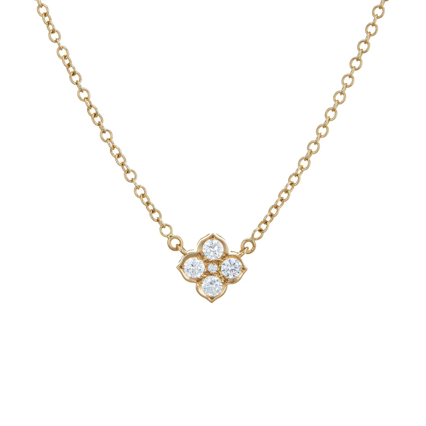 Cartier Hindu Diamond Necklace 18k Yellow Gold COA 16 Estate Signed Jewelry