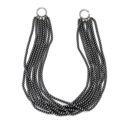 c1983 Tiffany & Co Necklace Hematite Multi Strand Torsade Signed Paloma Picasso